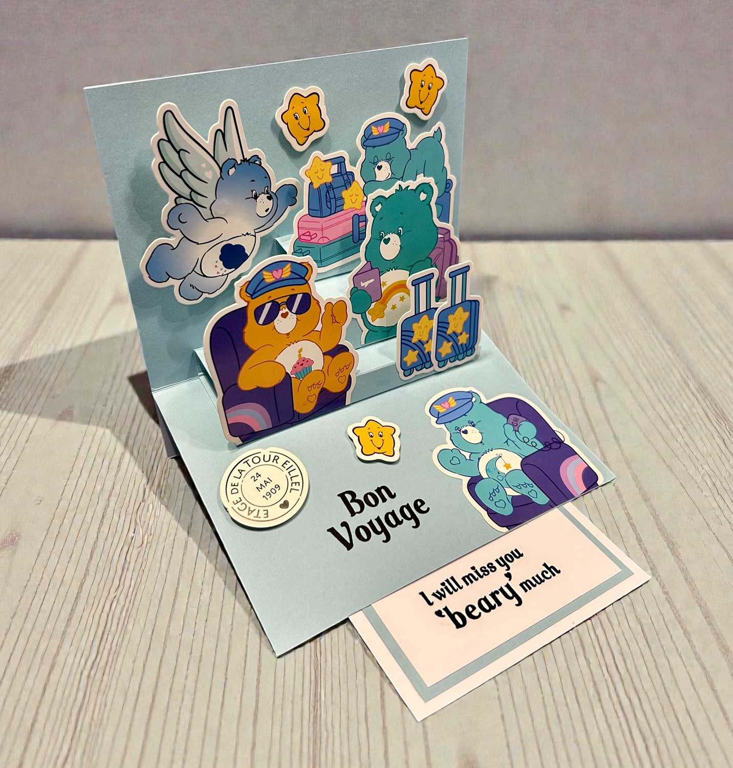 Care Bears Die and A5 Stamp Set Bon Voyage | Across The Miles - Image 4