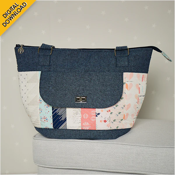 Digital Download | Shopper Tote Bag Pattern by Debbie von Grabler-Crozier