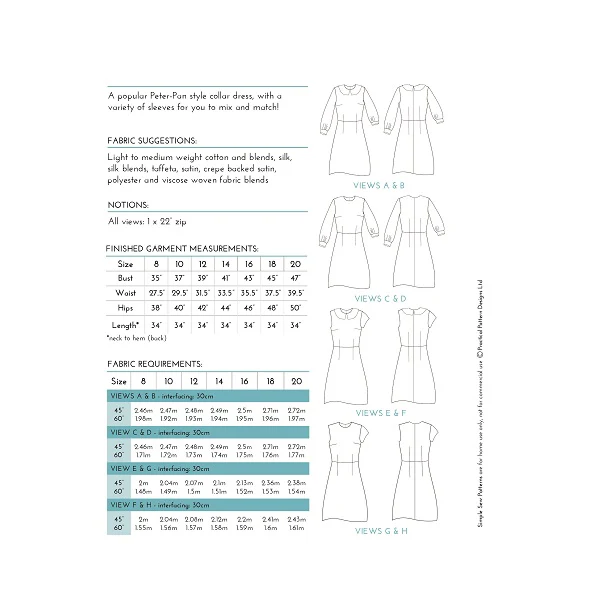 Digital Download | Simple Sew Trudy Dress Pattern - Image 4