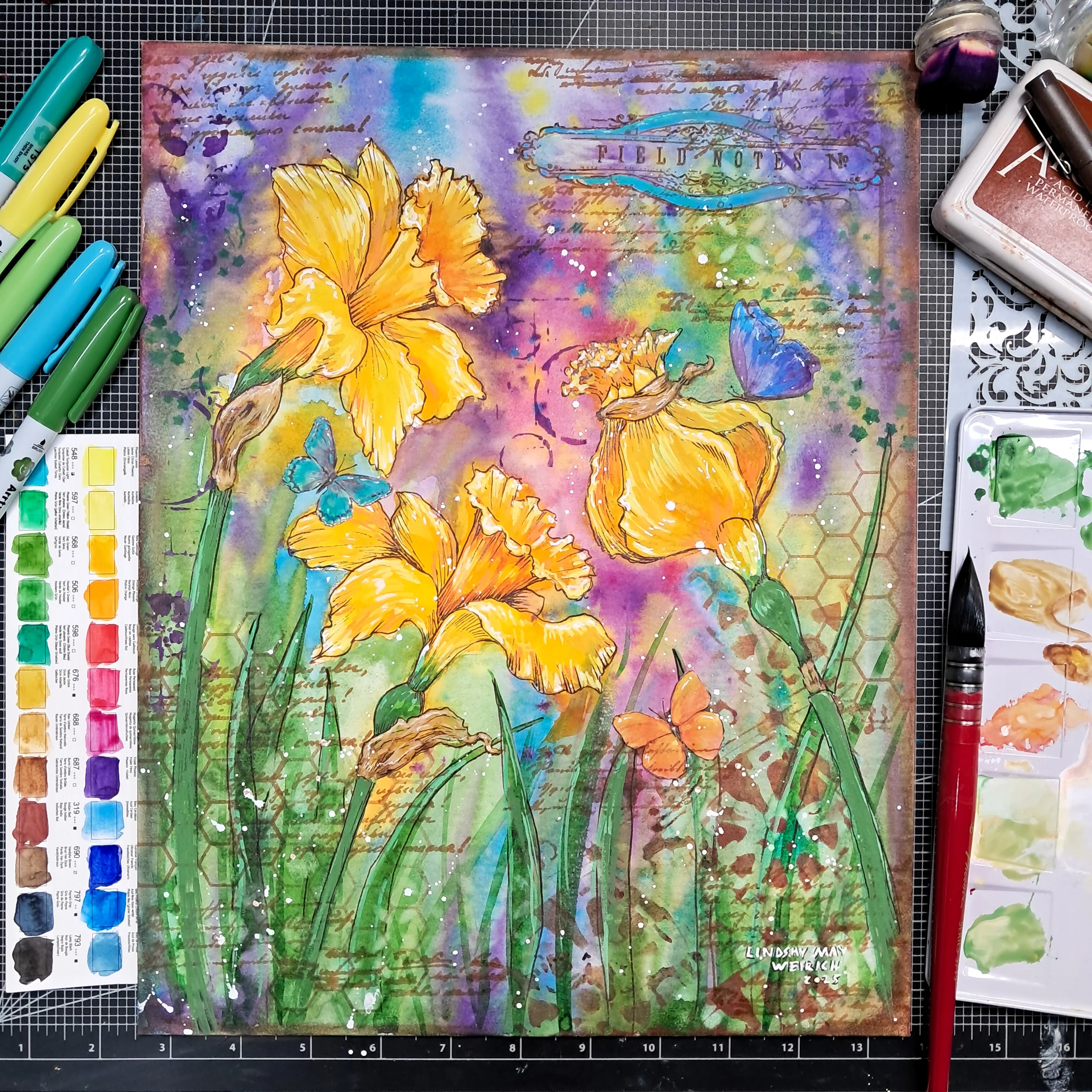 Frugal Crafter 6''x 9'' Travel Universal Template | Palette of Possibilities - Image 3