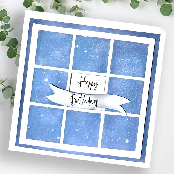 Frugal Crafter 9 x 12 Stencil Set Rectangles, grid and journaling - Image 2