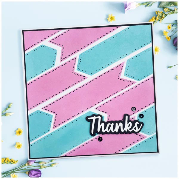 Frugal Crafter Stencil and Mask Set Sketchbook Floozy Set 3 | 9in x 12in - Image 5