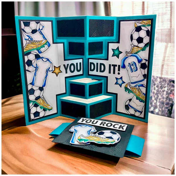 Made To Surprise 5in x 7in Die Set Showstoppers Winged Pop Up Card Blank Dies | Set of 11 - Image 6