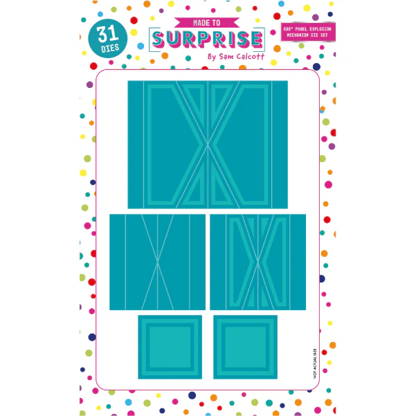 Made to Surprise 6 x 6'' Die Set Panel Explosion Mechanism | Bloomin' Wonderful