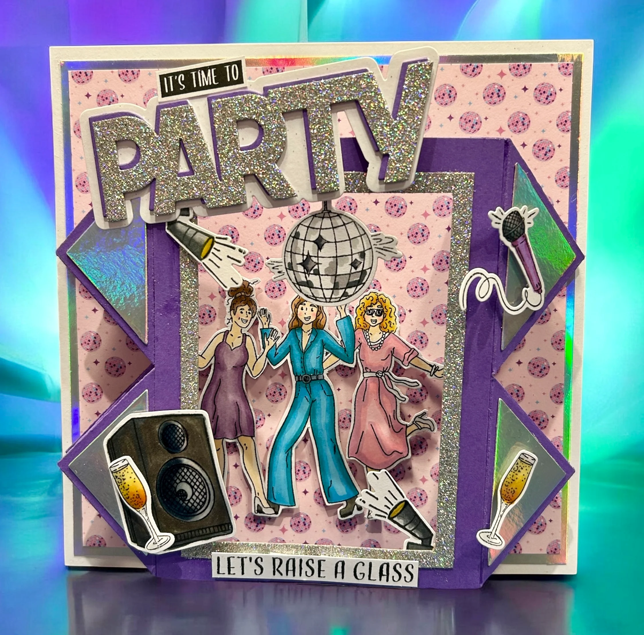 Made to Surprise 6'' x 6'' Die Set Showstopper  Mechanism Set | Let The Good Times Roll - Image 3