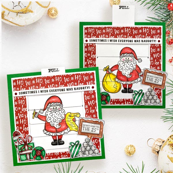 Made To Surprise 6in x 6in Die Set Shutter Blind Mechanism Set of 8 | Shutter Blind Cards Collection - Image 5