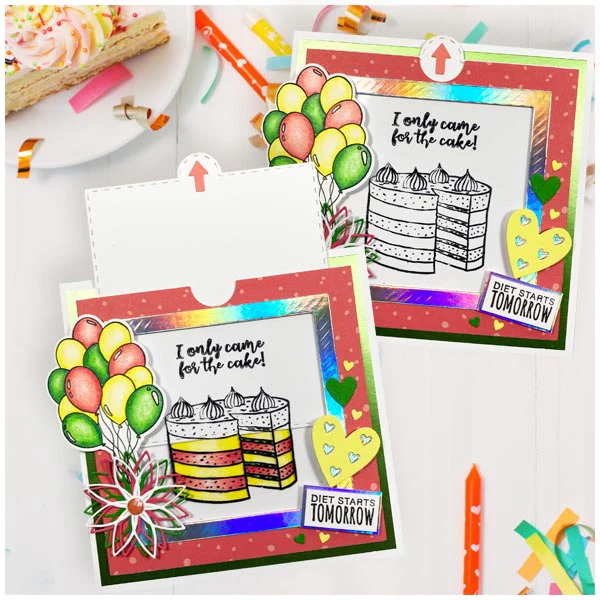 Made to Surprise 6in x 6in Mechanism Die Set Magic Colour Slide | Set of 7 - Image 4