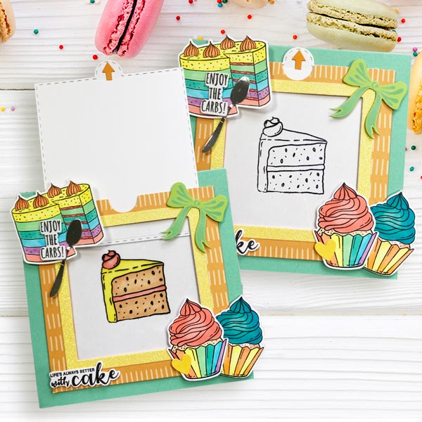 Made to Surprise 6in x 6in Mechanism Die Set Magic Colour Slide | Set of 7 - Image 5