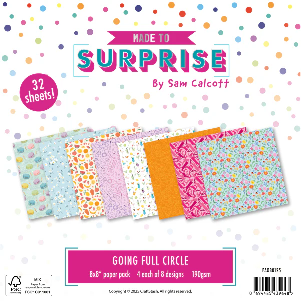 Made to Surprise 8'' x 8'' Paper Pack Going Full Circle | Going Full Circle