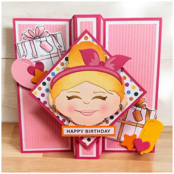 Made to Surprise A5 Clear Stamp and Die Set Changing Faces Bringing Gifts | Set of 19 - Image 3