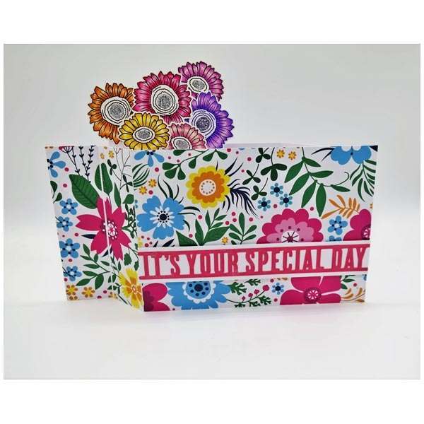 Made To Surprise A5 Clear Stamp Set Funky Flowers by Sam Calcott | Set of 15 - Image 11