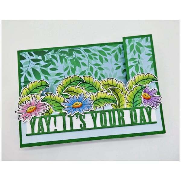 Made To Surprise A5 Clear Stamp Set Funky Flowers by Sam Calcott | Set of 15 - Image 16