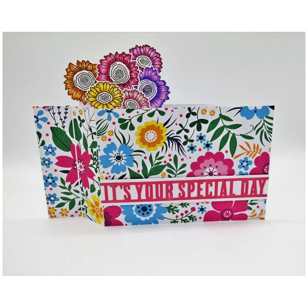 Made To Surprise A5 Clear Stamp Set Funky Flowers by Sam Calcott | Set of 15 - Image 3