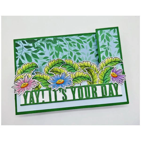 Made To Surprise A5 Clear Stamp Set Funky Flowers by Sam Calcott | Set of 15 - Image 8