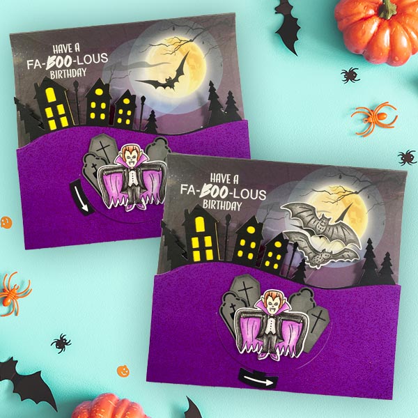 Made To Surprise A5 Clear Stamp Set Halloween Sentiments by Sam Calcott | Set of 11 - Image 2