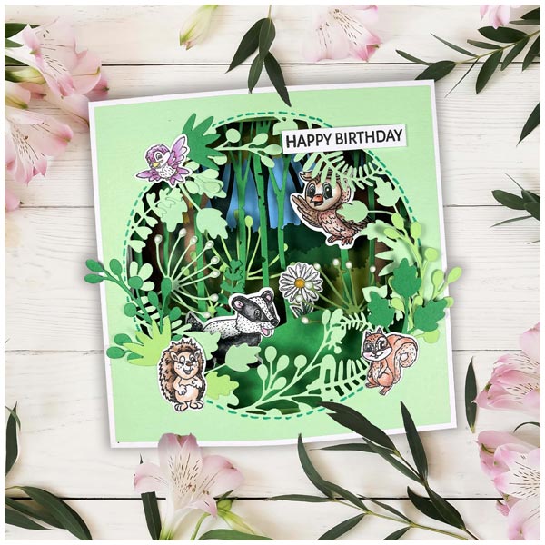 Made To Surprise A5 Clear Stamp Set Woodland Animals by Sam Calcott | Set of 19 - Image 3