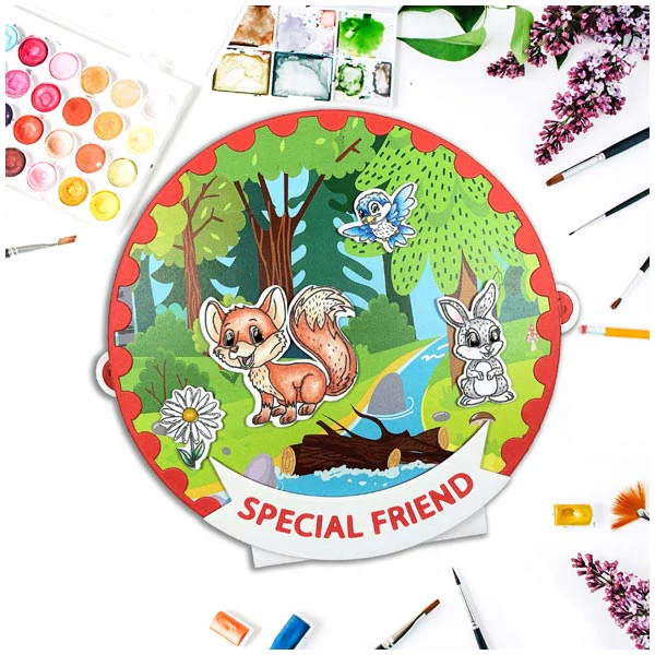 Made To Surprise A5 Clear Stamp Set Woodland Scenes Animals by Sam Calcott | Set of 19 - Image 4