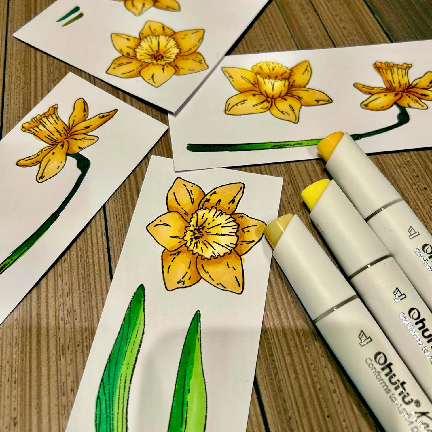 Made to Surprise A5 Stamp and Die Large Daffodil | Bloomin' Wonderful - Image 3