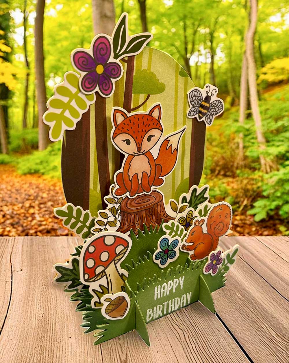 Made to Surprise A5 Stamp and Die Life Of The Woods | Enchanted Forest - Image 2