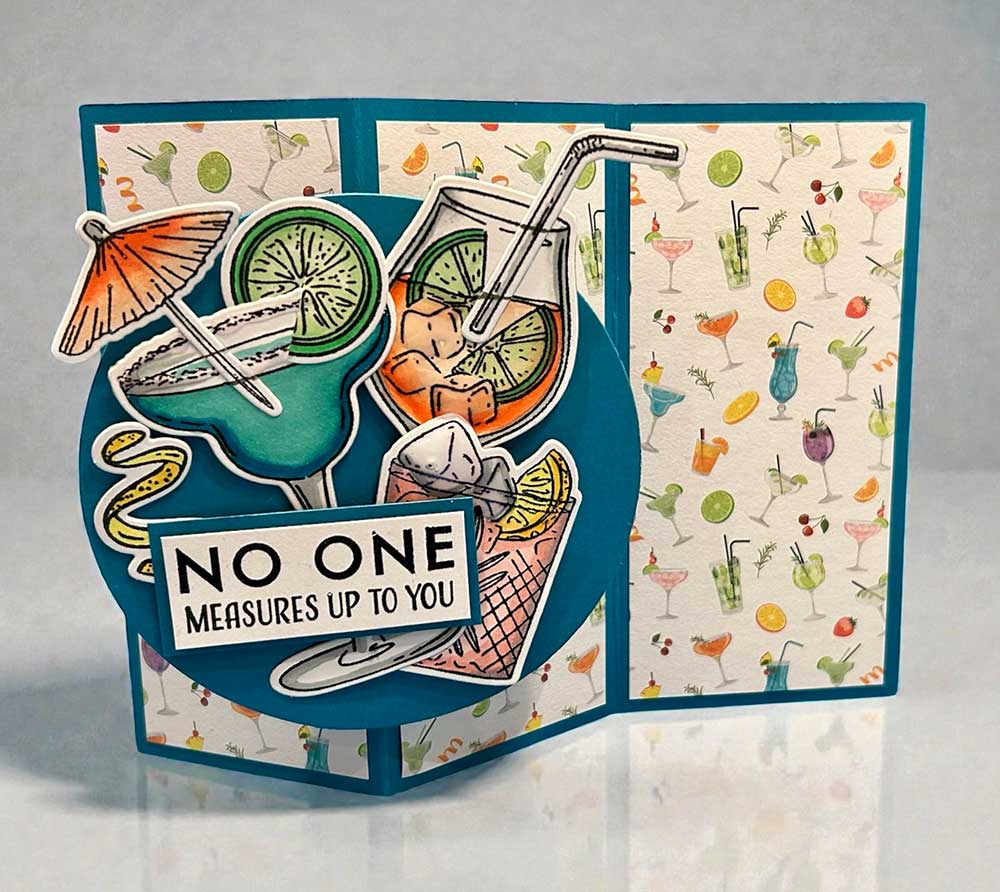 Made to Surprise A5 Stamp and Die Set Cake & Cocktail | Going Full Circle - Image 4
