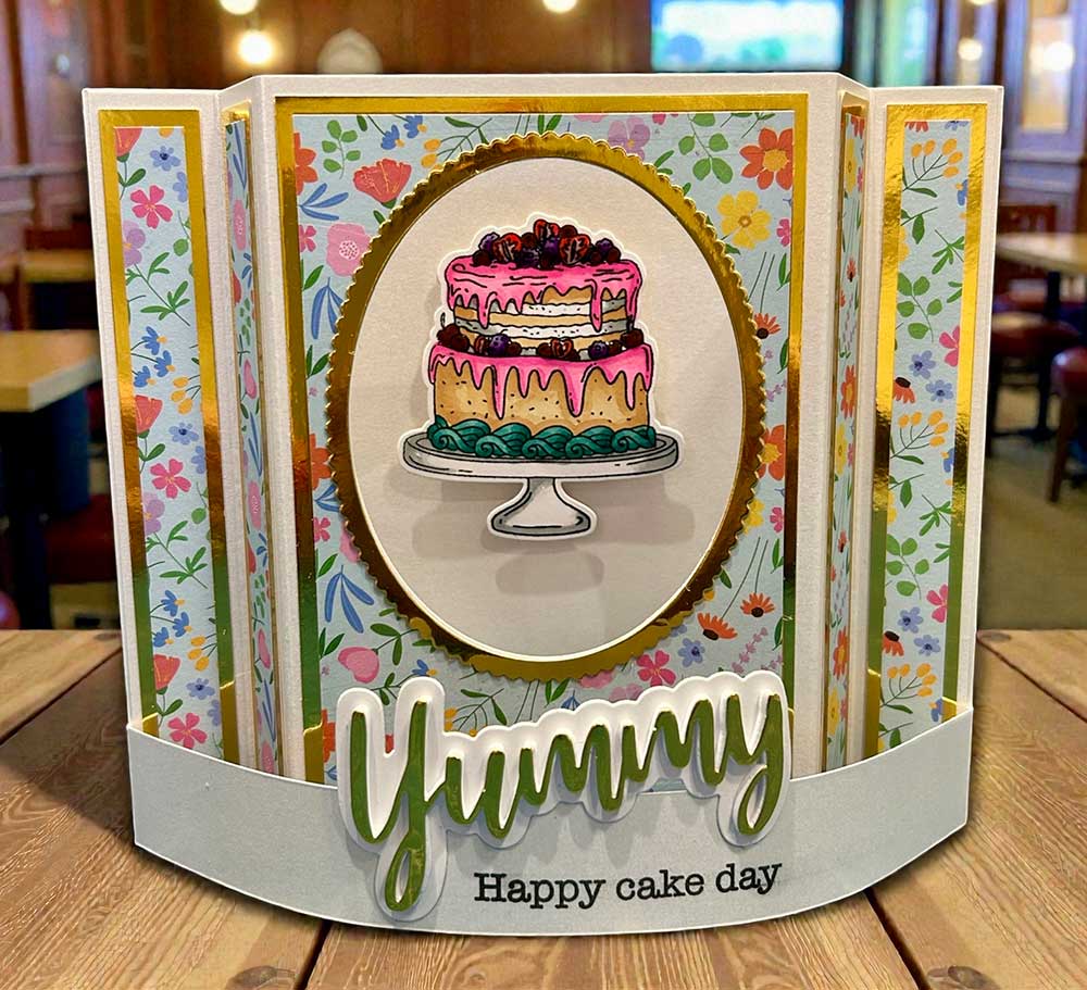 Made to Surprise A5 Stamp and Die Set Cake & Cocktail | Going Full Circle - Image 5