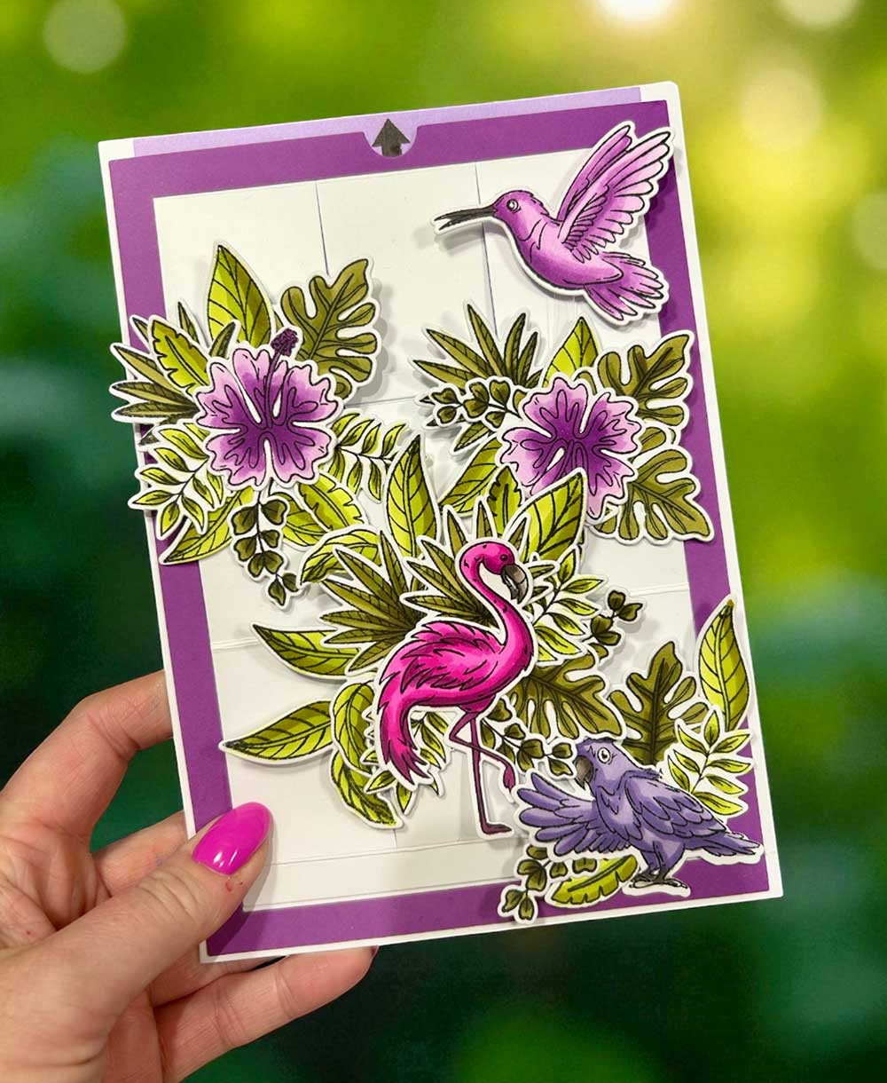 Made to Surprise A5 Stamp and Die Set FLAMIN-GOrgeous | Glide & Slide - Image 3