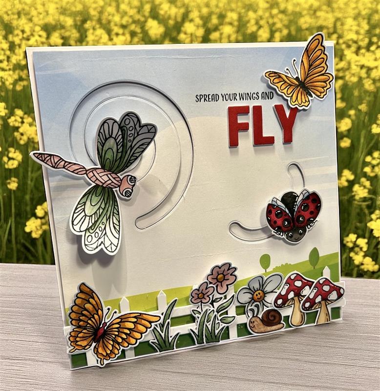 Made to Surprise A5 Stamp and Die Set - Flying High | Worth Every Penny - Image 3