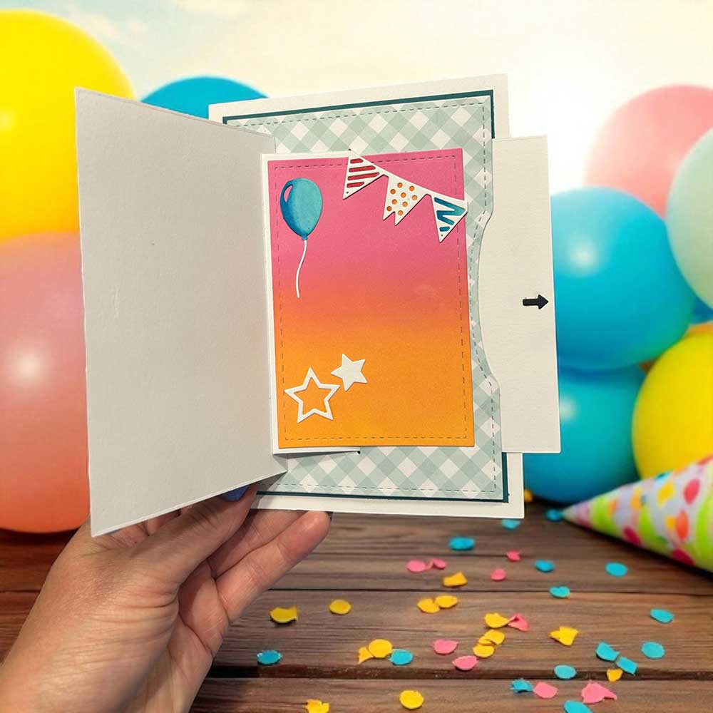 Made To Surprise Stamp and Die Set - Hoorah! | All Fun & Games - Image 4