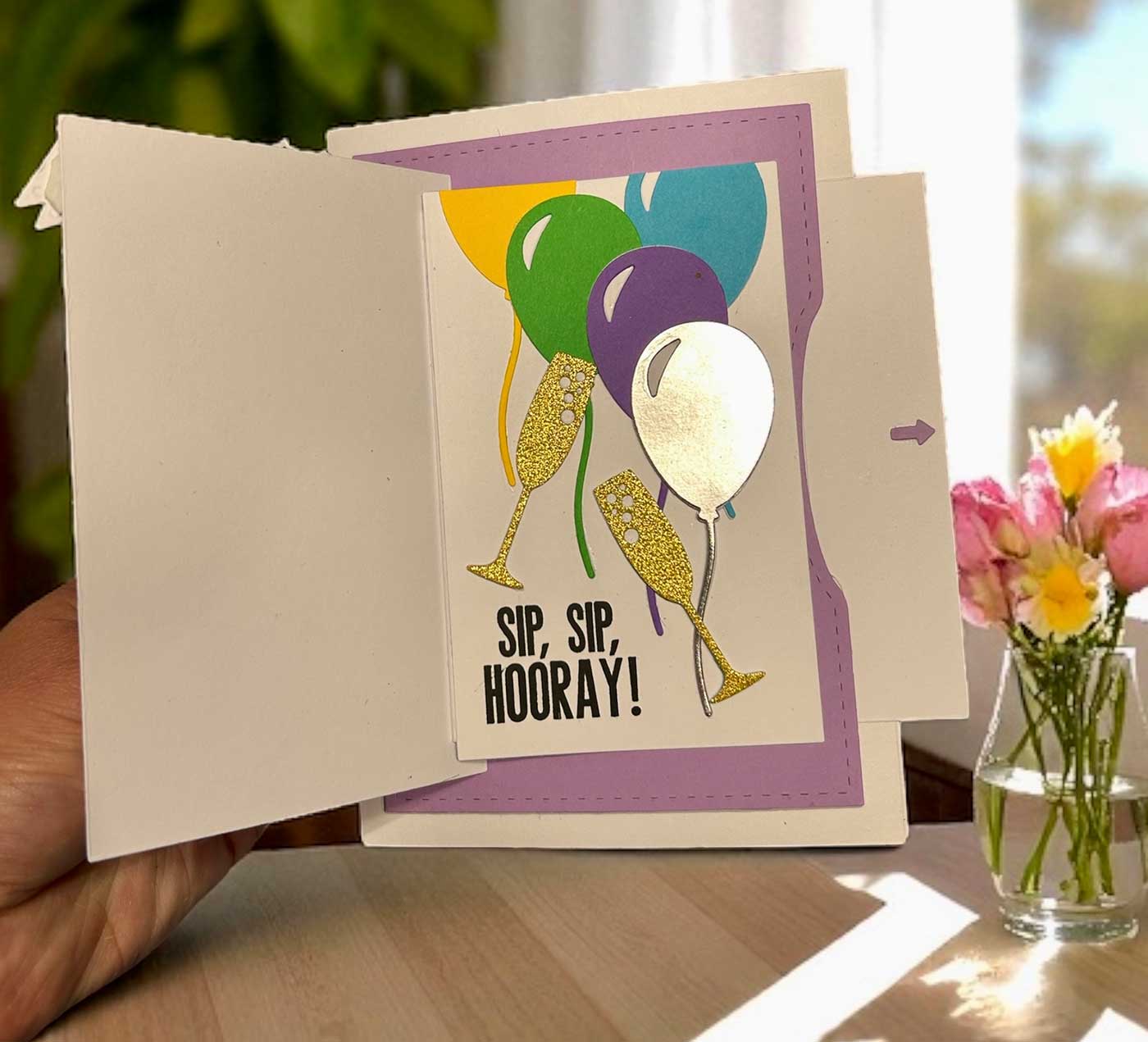 Made To Surprise Stamp and Die Set - Hoorah! | All Fun & Games - Image 5