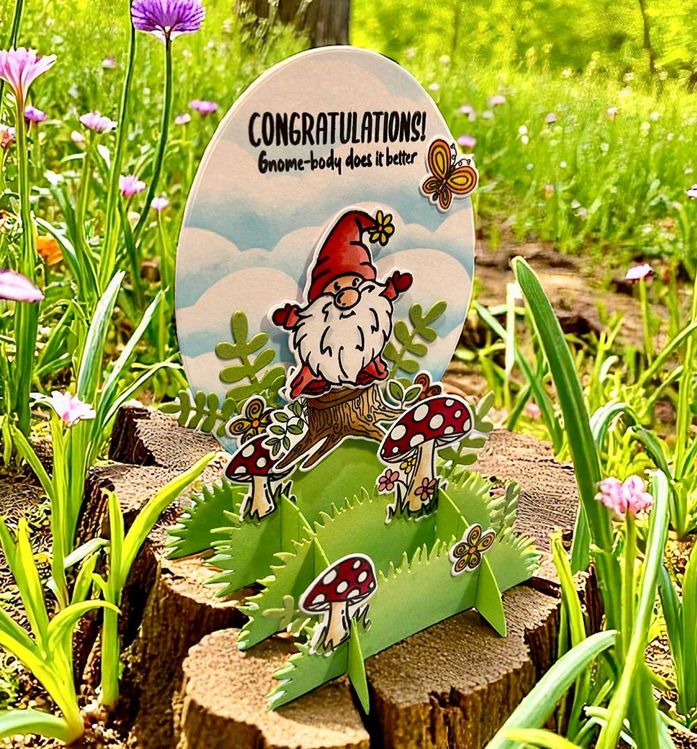 Made to Surprise A5 Stamp and Die Set It's A Gnome's Life | Enchanted Forest - Image 4