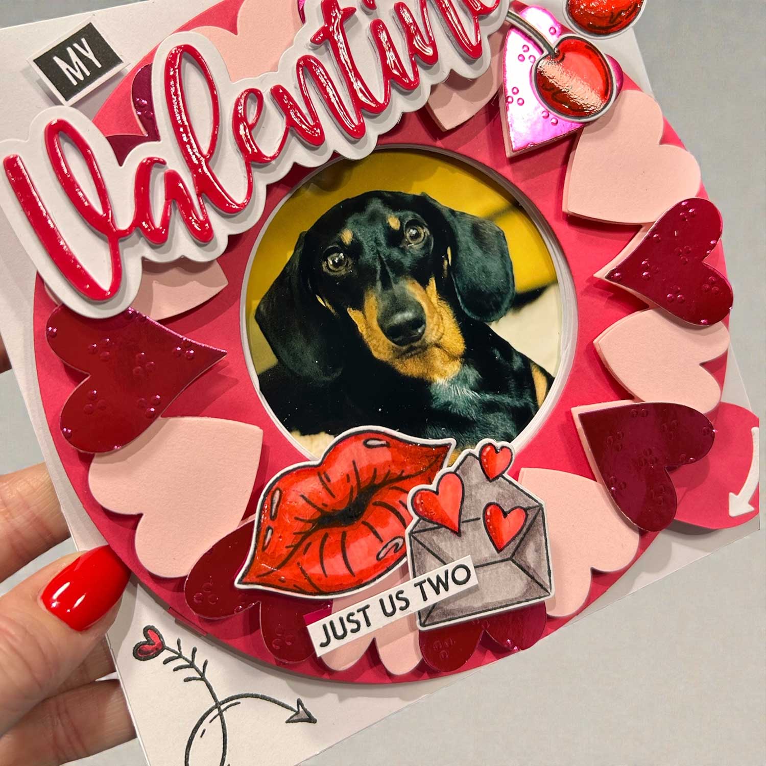 Made to Surprise A5 Stamp and Die Set Love, Love, Love! | Swivel & See - Image 3
