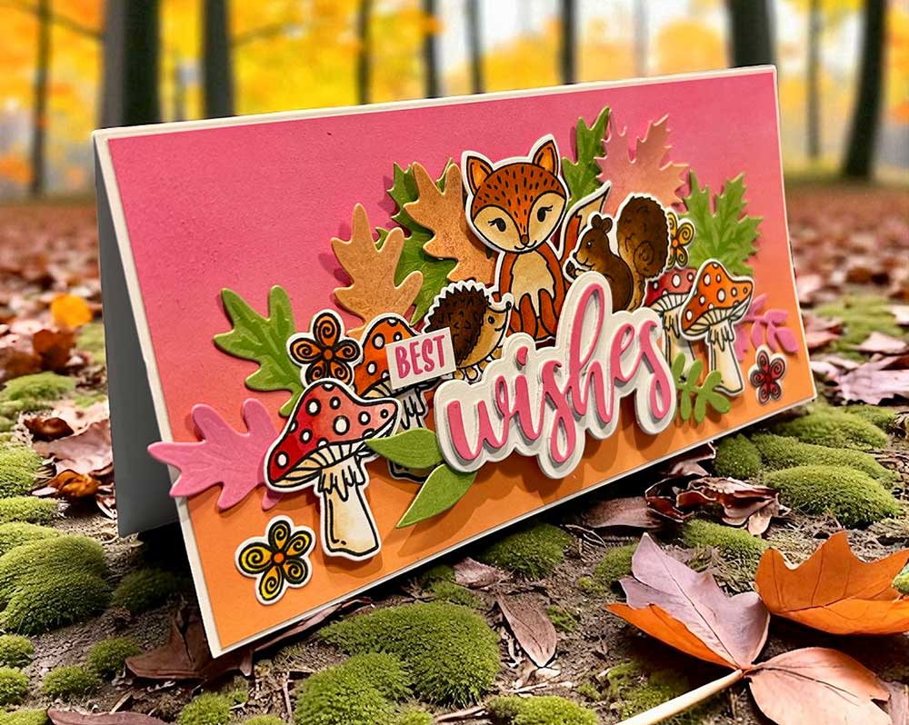 Made to Surprise A5 Stamp and Die Set Mix & Match Sentiments | Enchanted Forest - Image 3