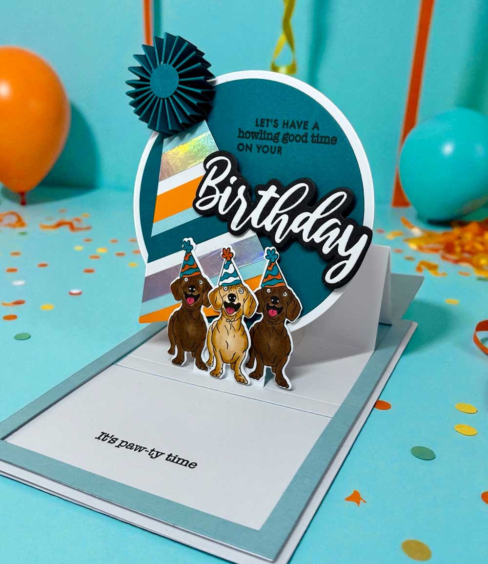 Made to Surprise A5 Stamp and Die Set Paw-sitively Cute | Glide & Slide - Image 2