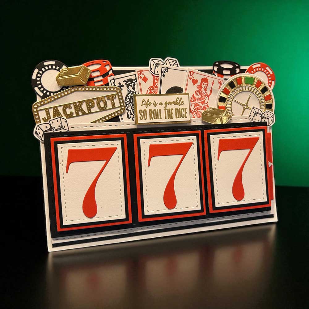 Made To Surprise Stamp & Die Set - With A Little Luck | All Fun & Games - Image 2