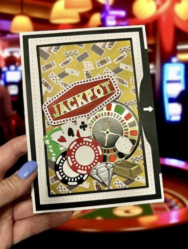Made To Surprise Stamp & Die Set - With A Little Luck | All Fun & Games - Image 6