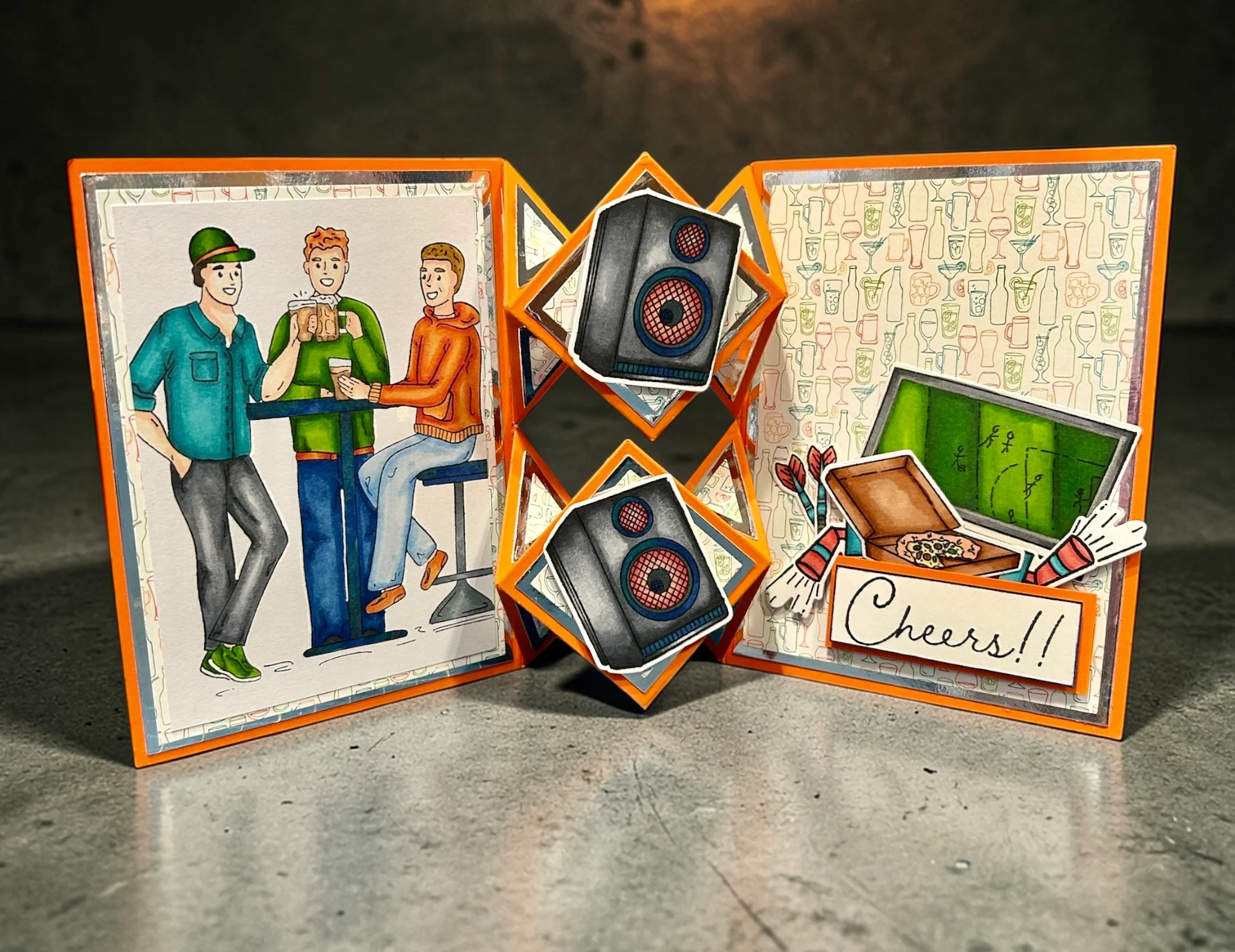 Made to Surprise A5 Stamp Just The Guys | Let The Good Times Roll - Image 2