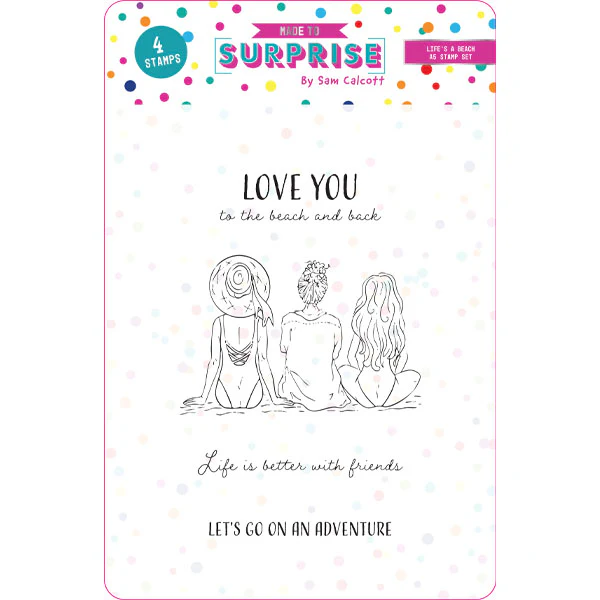 Made to Surprise A5 Stamp Life's A Beach | Let The Good Times Roll