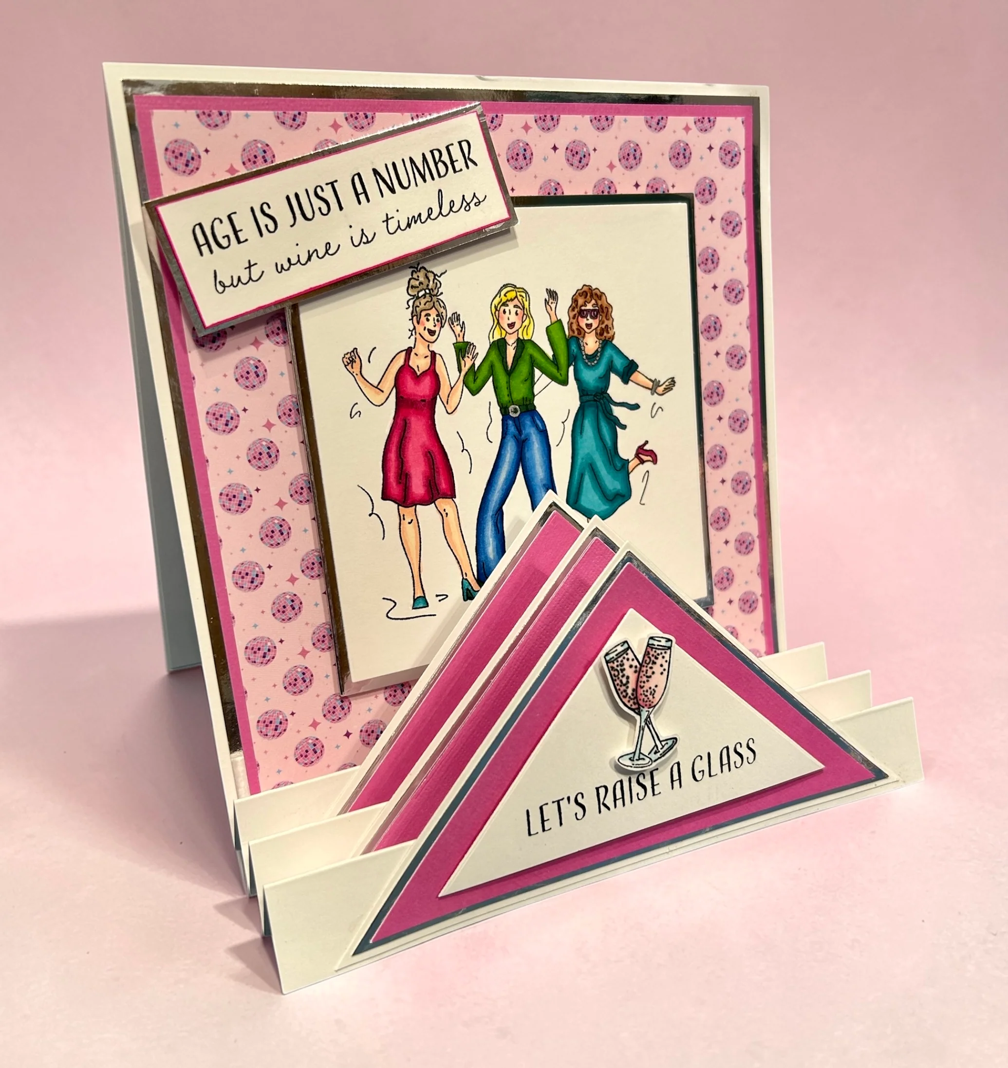 Made to Surprise A5 Stamp Paint The Town Red | Let The Good Times Roll - Image 2
