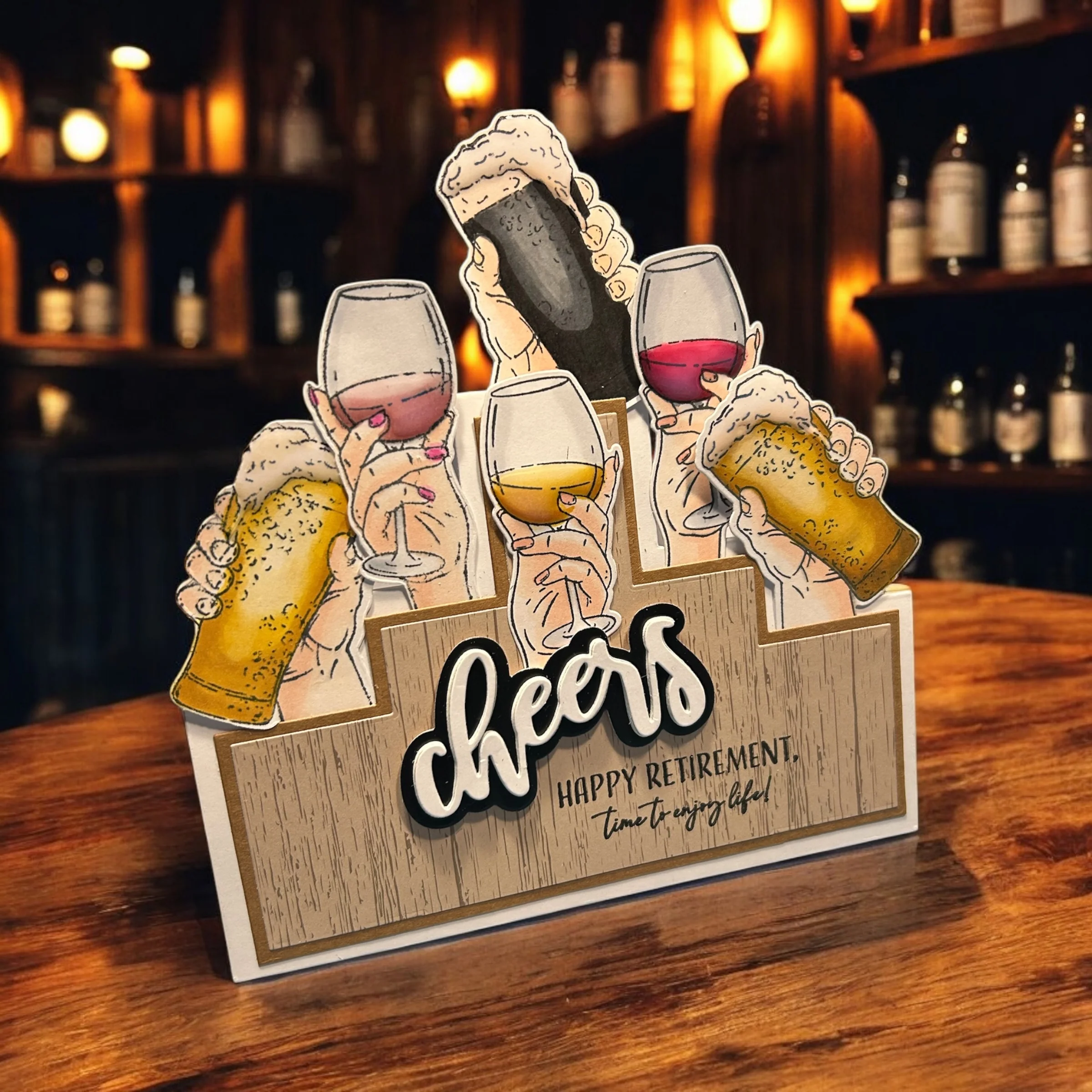 Made to Surprise A5 Village Pub Stamp and Die Set | Celebrate Summer - Image 4