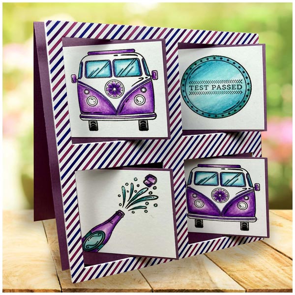 Made To Surprise Clear Stamp & Die Set Selfies People by Sam Calcott | Set of 26 - Image 2