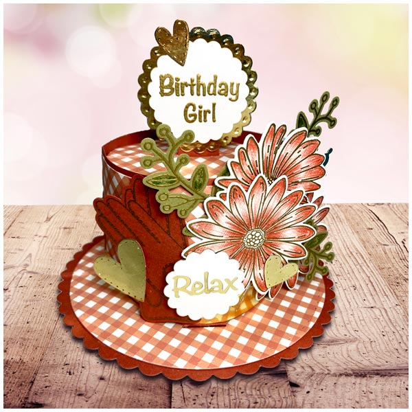 Made To Surprise Die & Clear Stamp Set 3D Delight Additions Floral & Hats by Sam Calcott | Set of 28 - Image 3