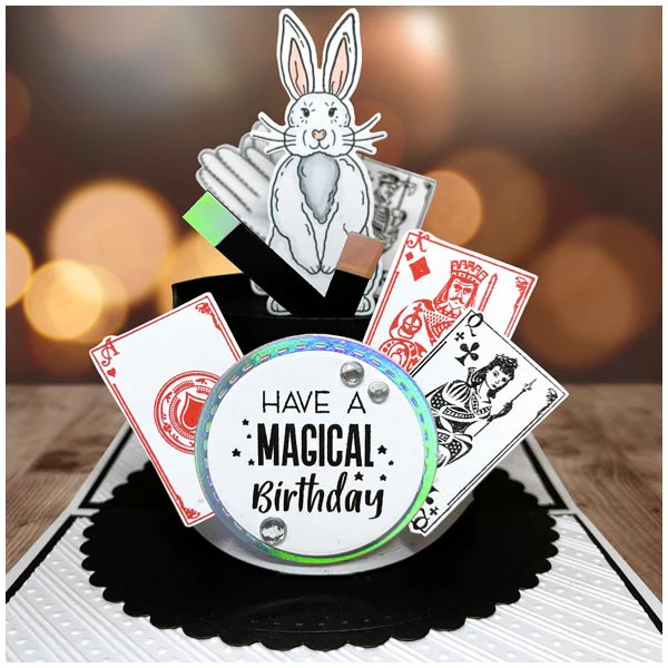 Made To Surprise Die & Clear Stamp Set 3D Delight Additions Floral & Hats by Sam Calcott | Set of 28 - Image 4