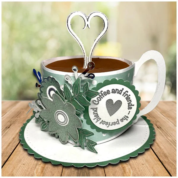 Made To Surprise Die & Clear Stamp Set 3D Delight Additions Love & Cake by Sam Calcott | Set of 28 - Image 3