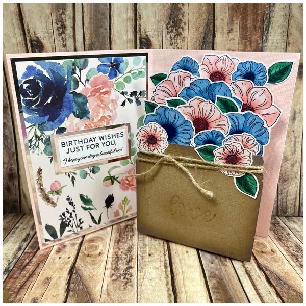 Made To Surprise Die Set 5in x 7in Basket & Mason Jar Set of 2 | Pop-Up Bouquet Collection - Image 4