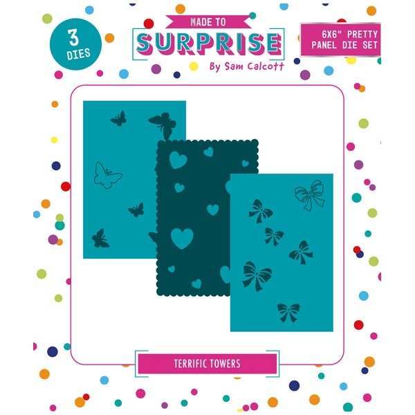 Made to Surprise Die Set 6in x 6in Pretty Panel Set of 3 | Terrific Towers Collection - Image 5