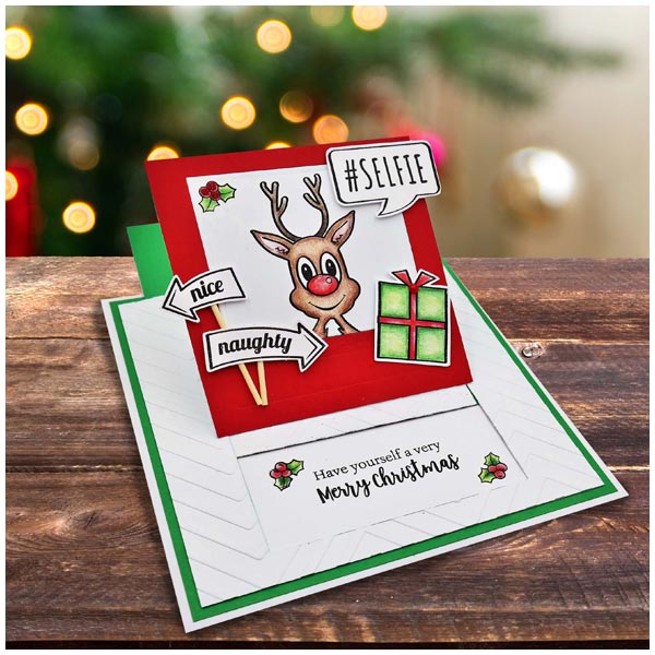 Made To Surprise Die Set Christmas Photo Booth Props Outline by Sam Calcott | Set of 8 - Image 2