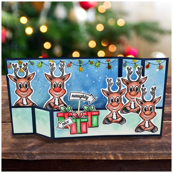 Made To Surprise Die Set Christmas Photo Booth Props Outline by Sam Calcott | Set of 8 - Image 5