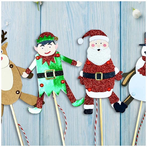 Made To Surprise Die Set Fairy and Snowman Set of 18 | It's Only A Puppet Collection - Image 2