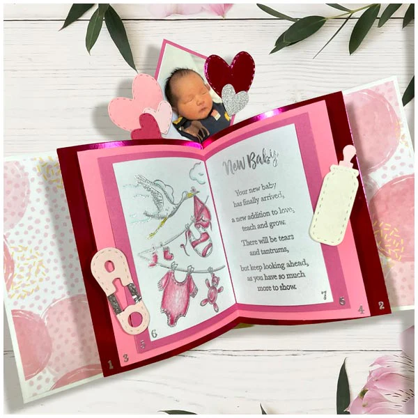 Made To Surprise Die Set Wiper Mechanism Set of 7 | Pop-Up Wiper Book Card Collection - Image 4