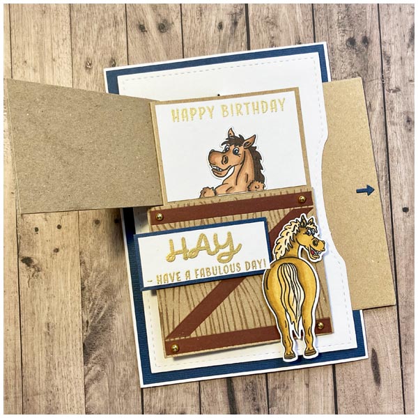 Made To Surprise Die & Stamp Set Flip and See Barn Door | Set of 2 - Image 4